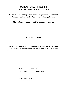 Digitalna vsebina dCOBISS (Mitigating urban heat islands : assesing the cooling effect of green roofs application in the Litostroj industrial zone, Ljubljana/Slovenia : master thesis / Rok Brišnik)