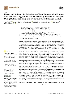 Digitalna vsebina dCOBISS (Linear and volumetric polyethylene wear patterns after primary cruciate-retaining total knee arthroplasty failure [Elektronski vir] : An analysis using optical scanning and computer-aided design models / Matej Valič ... [et al.])