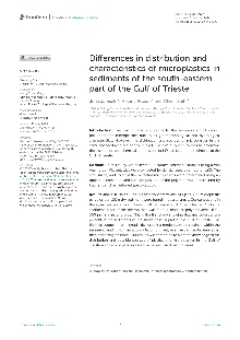 Digitalna vsebina dCOBISS (Differences in distribution and characteristics of microplastics in sediments of the south-eastern part of the Gulf of Trieste [Elektronski vir] / Jena Jamšek, Helena Prosen, Oliver Bajt)