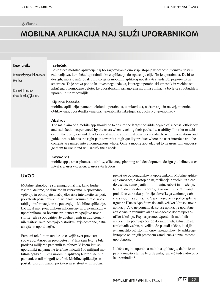 Digitalna vsebina dCOBISS (Mobilna aplikacija naj služi uporabnikom [Elektronski vir])