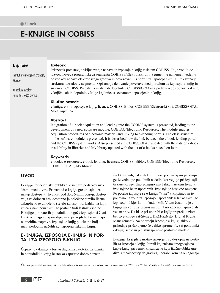 Digitalna vsebina dCOBISS (E-knjige in COBISS [Elektronski vir])