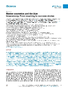 Digitalna vsebina dCOBISS (Marine cosmetics and the blue bioeconomy [Elektronski vir] : from sourcing to success stories / Ana Rotter ... [et al.])