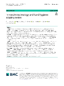 Digitalna vsebina dCOBISS (Immersive technology and hand hygiene [Elektronski vir] : scoping review)