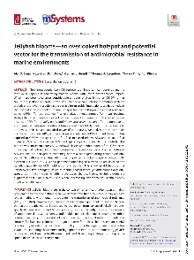 Digitalna vsebina dCOBISS (Jellyfish blooms [Elektronski vir] : an overlooked hotspot and potential vector for the transmission of antimicrobial resistance in marine environments / Alan X. Elena ... [et al.])