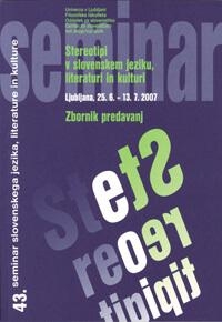 Digitalna vsebina dCOBISS (Stereotipi v slovenskem jeziku, literaturi in kulturi : zbornik predavanj)