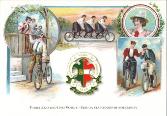 Digitalna vsebina dCOBISS (Turistično društvo Vojnik - Sekcija starodobnih kolesarjev [Slikovno gradivo] : Kolesarsko društvo Vojnik 1898)