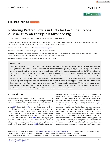 Digitalna vsebina dCOBISS (Reducing protein levels in diets for local pig breeds [Elektronski vir] : a case study on fat-type krškopolje pig / Martin Škrlep ... [et al.])