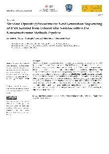 Digitalna vsebina dCOBISS (Standard operating procedure for next generation sequencing of RNA isolated form extracellular vesicles within the nanostructurome methods pipeline [Elektronski vir] / Kovachevikj Miona ... [et al.])