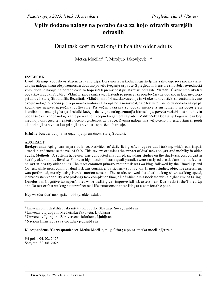Digitalna vsebina dCOBISS (Vpliv dodane naloge na porabo časa za hojo zdravih starejših odraslih = Dual task cost in walking in healthy older adults / Metka Močilar, Miroljub Jakovljević)