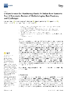 Digitalna vsebina dCOBISS (Citizen science for monitoring plastic pollution from source to sea: a systematic review of methodologies, best practices, and challenges [Elektronski vir] / Corinne Corbau ... [et al.])