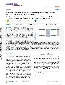 Digitalna vsebina dCOBISS ([delta]([sup](18)O/[sup](16)O) determinations in water using inductively coupled plasma–tandem mass spectrometry [Elektronski vir] / Shaun T. Lancaster ... [et al.])