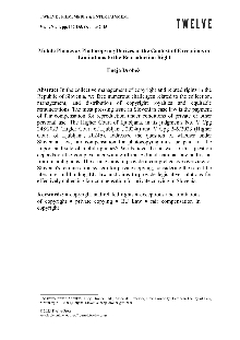 Digitalna vsebina dCOBISS (Mobile phones as photocopying devices in the context of exceptions or limitations to the reproduction right / Eneja Drobež)