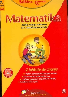 Digitalna vsebina dCOBISS (Matematika. Zbirka nalog z rešitvami za 7. razred osnovne šole)