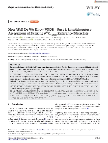 Digitalna vsebina dCOBISS (How well do we know VPDB. Part 2 [Elektronski vir], Interlaboratory assessment of existing [delta][sup](13)C[sub](VPDB) reference materials / Heiko Moossen ... [et al.])