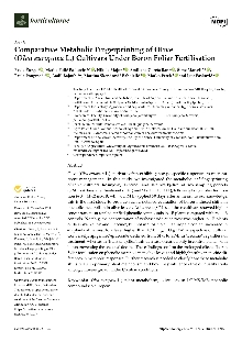 Digitalna vsebina dCOBISS (Comparative metabolic fingerprinting of olive (Olea europaea L.) cultivars under boron foliar fertilisation [Elektronski vir] / Paula Žurga ... [et al.])