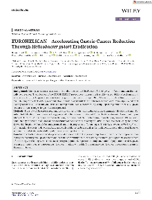 Digitalna vsebina dCOBISS (EUROHELICAN-accelerating gastric cancer reduction through Helicobacter pylori eradication [Elektronski vir] / Bojan Tepeš ... [et al.])