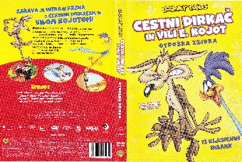 Digitalna vsebina dCOBISS (Road runner & Wile E. Coyote [Videoposnetek] : 12 classic cartoons = Cestni dirkač in Vili E. Kojot : 12 klasičnih risank)