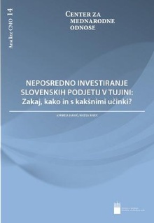 Digitalna vsebina dCOBISS (Neposredno investiranje slovenskih podjetij v tujini [Elektronski vir] : zakaj, kako in s kakšnimi učinki?)