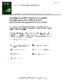 Digitalna vsebina dCOBISS (Investigation of Fe’s influence on turquoise hydrogen production enhanced by Ni nanoclusters with gamma alumina support [Elektronski vir] / Ainars Knoks ... [et al.])