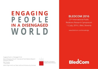 Digitalna vsebina dCOBISS (Engaging people in a disengaged world [Elektronski vir] : book of abstracts of the 23rd International Public Relations Research Symposium BledCom, Bled, Slovenia, 1-2 July, 2016)