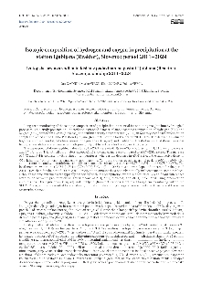 Digitalna vsebina dCOBISS (Isotopic composition of hydrogen and oxygen in precipitation at the station Ljubljana (Reaktor), Slovenia [Elektronski vir] : period 2011–2024 = Izotopska sestava vodika in kisika v padavinah na postaji Ljubljana (Reaktor), Slovenija : obdobje 2011–2024 / Jan Gačnik ... [et al.])