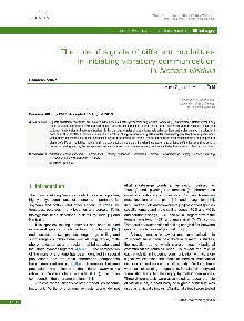 Digitalna vsebina dCOBISS (The role of signals of different modalities in initiating vibratory communication in Nezara viridula / Vera Zgonik, Andrej Čokl)