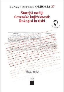 Digitalna vsebina dCOBISS (Starejši mediji slovenske književnosti : rokopisi in tiski)