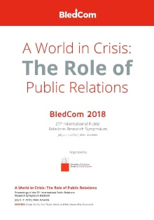 Digitalna vsebina dCOBISS (A world in crisis : the role of public relations. Proceedings of the 25th International Public Relations Research Symposium BledCom [Elektronski vir] / 25th International Public Relations Research Symposium - BledCom 2018, July 5-7, 2018, Bled, Slovenia ; editors Dejan Verčič, Ana Tkalac Verčič and Krishnamurthy Sriramesh)