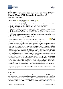 Digitalna vsebina dCOBISS (COVID-19 pandemic consequences on coastal water quality using WST Sentinel-3 Data [Elektronski vir] : case of Tangier, Morocco / El Khalil Cherif ... [et al.])