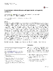 Digitalna vsebina dCOBISS (Fungi between extremotolerance and opportunistic pathogenicity on humans / Cene Gostinčar ... [et al.])