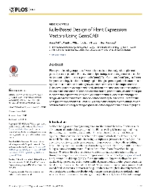 Digitalna vsebina dCOBISS (Rule-based design of plant expression vectors using GenoCAD [Elektronski vir])