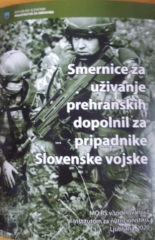 Digitalna vsebina dCOBISS (Smernice za uživanje prehranskih dopolnil za pripadnike Slovenske vojske)