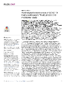 Digitalna vsebina dCOBISS (Psychological consequences of COVID-19 home confinement [Elektronski vir] : the  ECLB-COVID19 multicenter study)