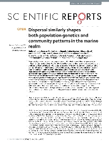 Digitalna vsebina dCOBISS (Dispersal similarly shapes both population genetics and community patterns in the marine realm [Elektronski vir])