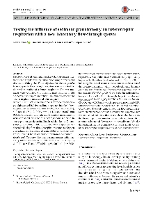 Digitalna vsebina dCOBISS (Testing the influence of sediment granulometry on heterotrophic respiration with a new laboratory flow-through system)