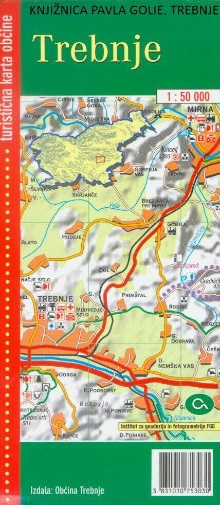 Digitalna vsebina dCOBISS (Trebnje [Kartografsko gradivo] : turistična karta občine v merilu 1:50 0000)