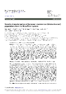 Digitalna vsebina dCOBISS (Genetic characterisation of European mudminnow (Umbra krameri) populations from the Sava River system [Elektronski vir])