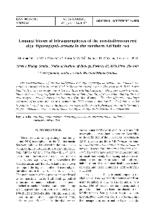 Digitalna vsebina dCOBISS (Unusual bloom of tetrasporophytes of the non-indigenous red alga Asparagopsis armata in the northern Adriatic Sea)