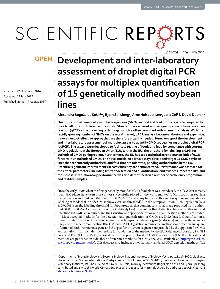 Digitalna vsebina dCOBISS (Development and inter-laboratory assessment of droplet digital PCR assays for multiplex quantification of 15 genetically modified soybean lines [Elektronski vir])