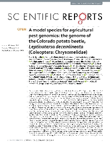 Digitalna vsebina dCOBISS (A model species for agricultural pest genomics [Elektronski vir] : the genome of the Colorado potato beetle, Leptinotarsa decemlineata (Coleoptera: Chrysomelidae) / Sean D. Schoville ... [et al.])