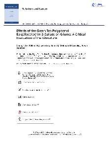 Digitalna vsebina dCOBISS (Effects of the green tea polyphenol epigallocatechin-3-gallate on glioma : a critical evaluation of the literature)