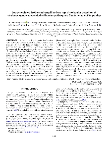 Digitalna vsebina dCOBISS (Loop-mediated isothermal amplification : rapid molecular detection of virulence genes associated with avian pathogenic Escherichia coli in poultry)