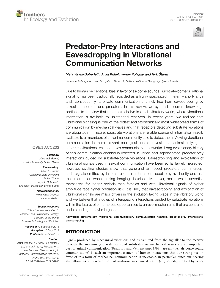 Digitalna vsebina dCOBISS (Predator-prey interactions and eavesdropping in vibrational communication networks [Elektronski vir])