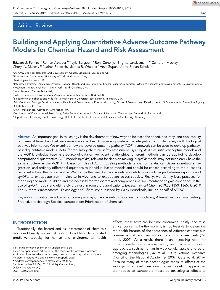 Digitalna vsebina dCOBISS (Building and applying quantitative adverse outcome pathway models for chemical hazard and risk assessment)