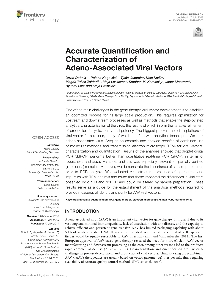 Digitalna vsebina dCOBISS (Accurate quantification and characterization of adeno-associated viral vectors [Elektronski vir])