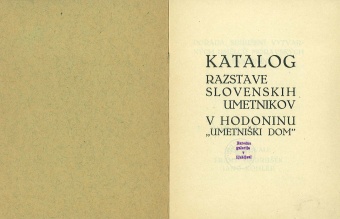 Digitalna vsebina dCOBISS (Katalog razstave slovenskih umetnikov v Hodoninu "Umetniški dom" = [Katalog výstavy slovinských umělců v Hodoníně v "Domě umělců")