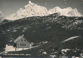 Digitalna vsebina dCOBISS (Koča na Kamniškem sedlu : 1884 m)