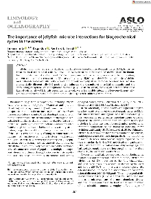 Digitalna vsebina dCOBISS (The importance of jellyfish-microbe interactions for biogeochemical cycles in the ocean [Elektronski vir])