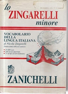 Digitalna vsebina dCOBISS (Lo Zingarelli minore. Vocabolario della lingua italiana : 59000 voci, 246 tavole illustrate, 31 tavole di nomenclatura)