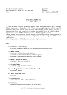 Digitalna vsebina dCOBISS ([Družina Purger [Dokumentarno gradivo] : [1810-1892])